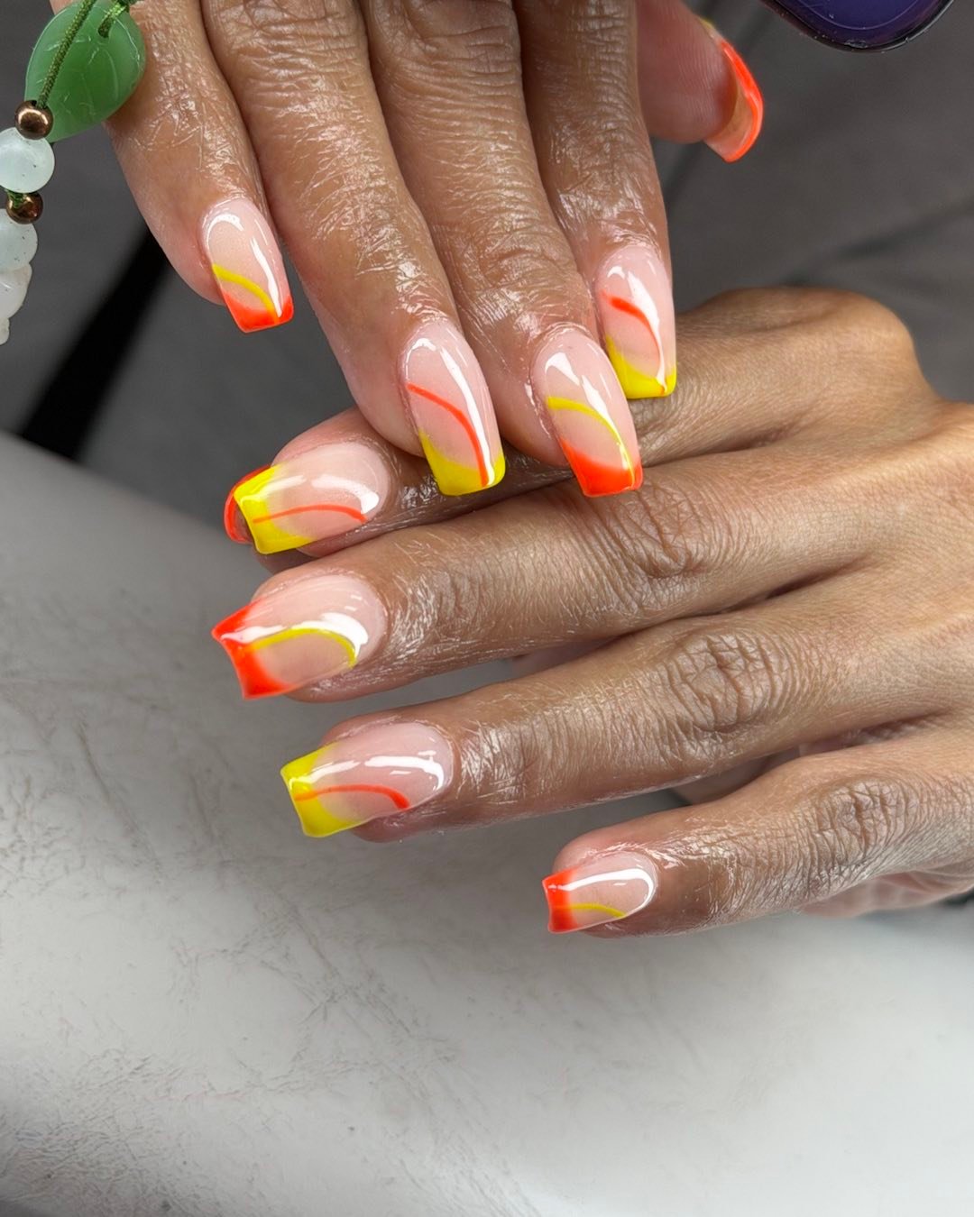 Blooming Nails & Spa manicure